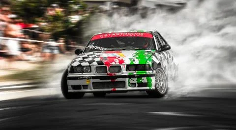 BMW E36 by Katastrophe Drift Team Stock Photos