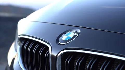 BMW Front End Stock Footage 101387615