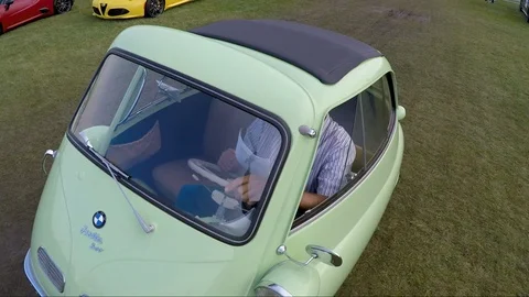 BMW Isetta bubble car Stock Footage 99299838