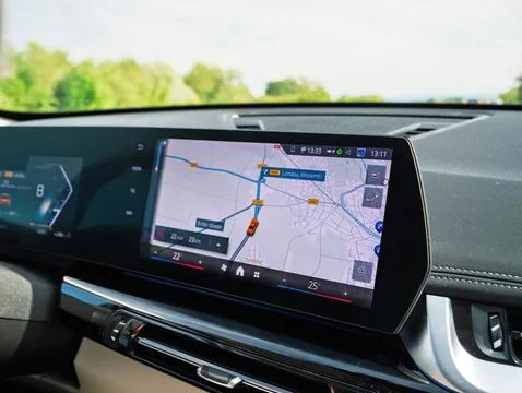 BMW iX1 Interior Navigation Display Foto stock