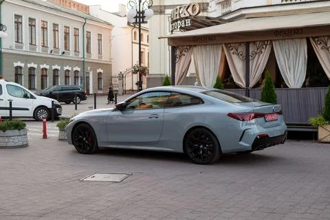 BMW M4 Competition high-performance version of the BMW 4 Series Stock Photos
