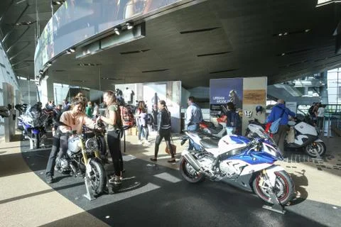 BMW Museum in Munich Stock Photos