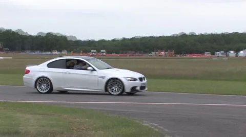 BMW on track Stock Footage 52016804