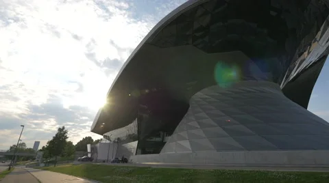 The BMW Welt in Munich Stock Footage 54029245