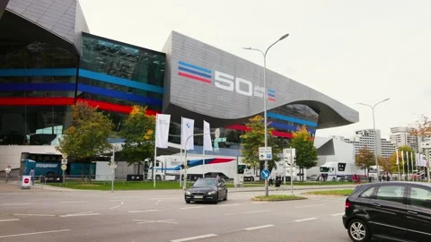 BMW Welt in Munich Stock Footage 223248052