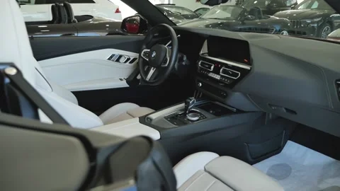 Bmw z4 interior Video stock 152851013