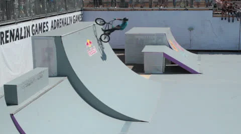 Bmx adrenalin games Stock Footage 23299402