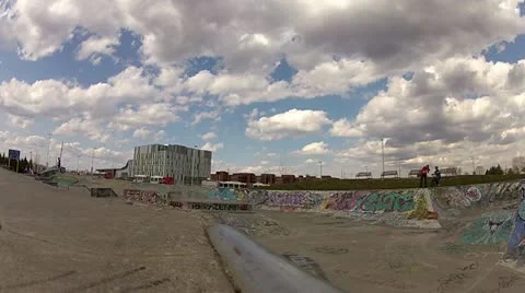 Bmx backflip at skatepark Stock Footage 20575930