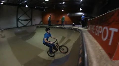 Bmx barspin to fufanu Stock Footage 20577949