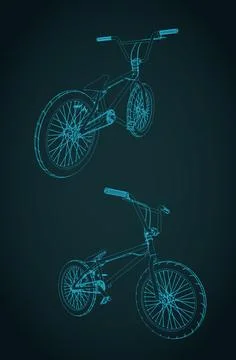 BMX bicycle illustration Stock-Illustration