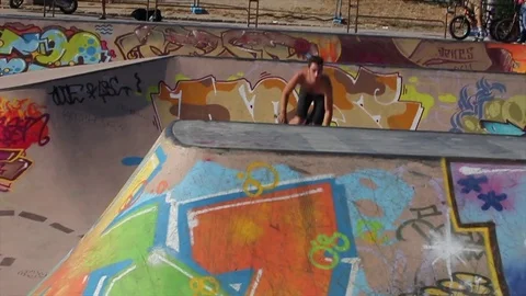 BMX Biker close Stock Footage 75431461