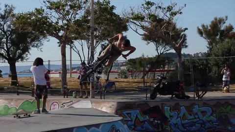 BMX Biker Stockbeeldmateriaal 75431435