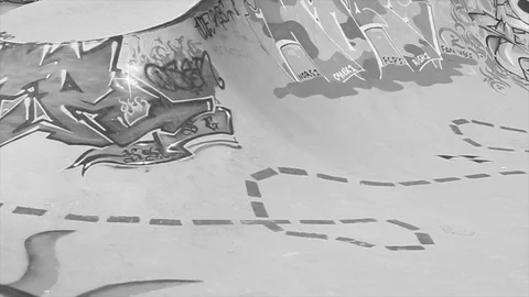 BMX Bikers black&amp;white Stock-Footage 75431471