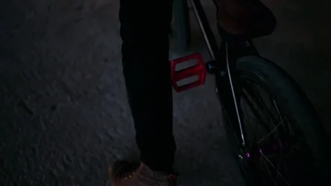 BMX boy pedaling Stock Footage 69959325