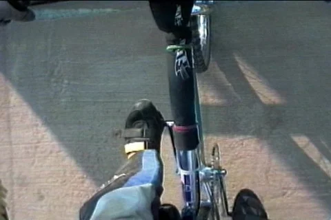 BMX Helmetcam Stock Footage 68324