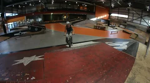 Bmx icepick stall to 270 Stock Footage 20574823