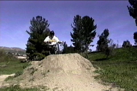 BMX jump Stock Footage 69585