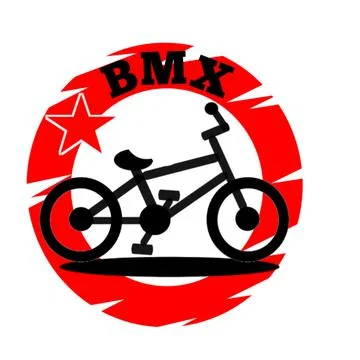 Bmx logo design Иллюстрация