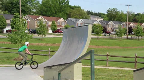 Bmx massive toothpick stall Stock Footage 23762527