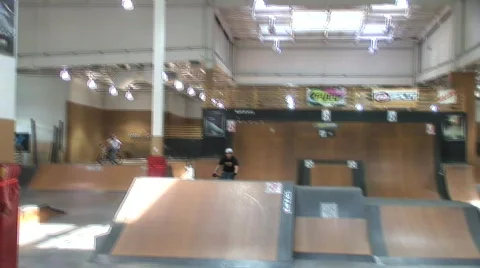 Bmx ramps  Vídeo Stock 378845