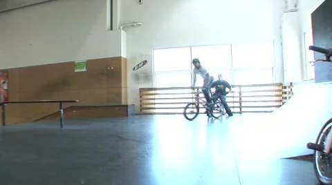 Bmx ramps  Vídeo Stock 378850