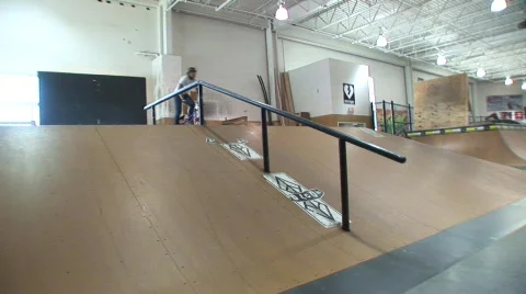 Bmx ramps  Vídeo Stock 378853