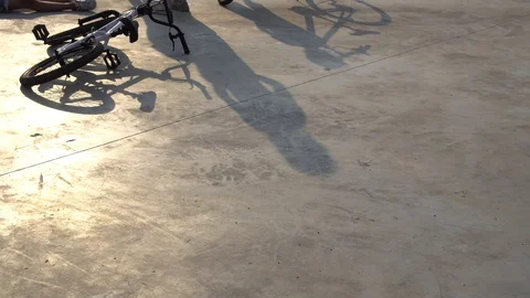 BMX rider doing tricks Stock Footage 92815809