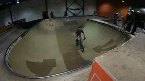 Bmx toothpick on a sub box Stock Footage 20564796