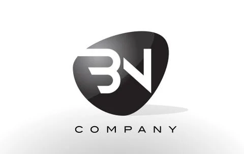BN Logo.  Letter Design Vector. Stock Illustration