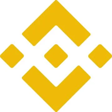 BNB Cryptocurrency logo vector icon. . Crypto currency coin money symbols. Stock Illustration