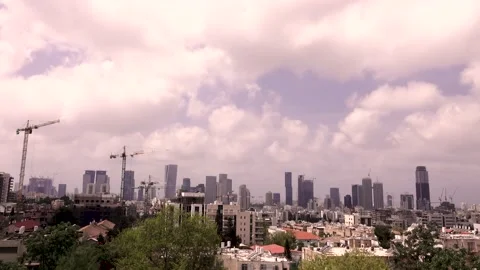 Bnei Brak (bney brak) view to Tel Aviv Israel 스톡 동영상 170245689