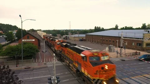 BNSF Train Flagstaff 库存影片 117176940