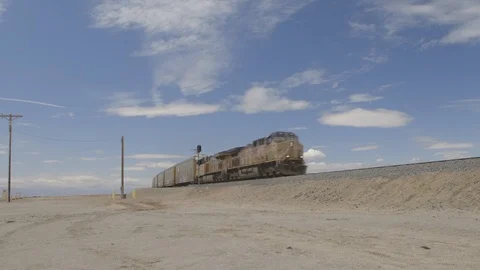 Bnsf Train Moving Though. Stock Footage 107136093