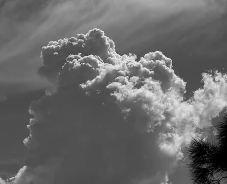 Bnw clouds Stock Photos