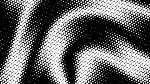 BnW gradient halftone Stock Footage 307490867