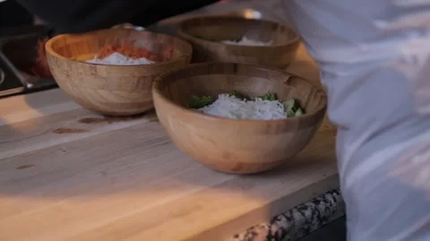 Bo boun making Stock Footage 169046496