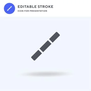 Bo icon vector, filled flat sign, solid pictogram isolated on white, logo Illustrazione stock