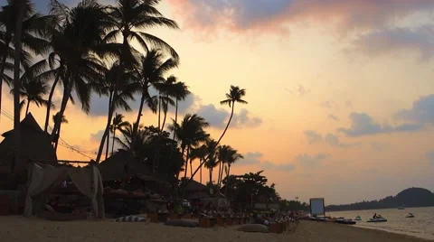 Bo Phut Beach, Ko Samui, Thailand, Asia Video stock 63642939