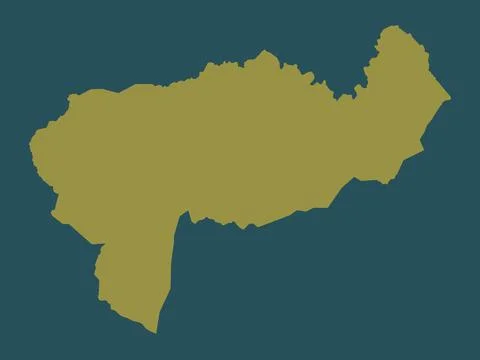 Boaco, Nicaragua. Solid color shape Stock Illustration