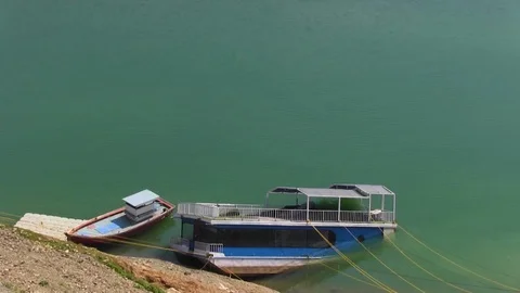 Boad collapsed due to landslide Video stock 121388581