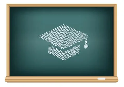 Board academic cap Stock Illustration