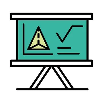 Board and math figure Stock Illustration