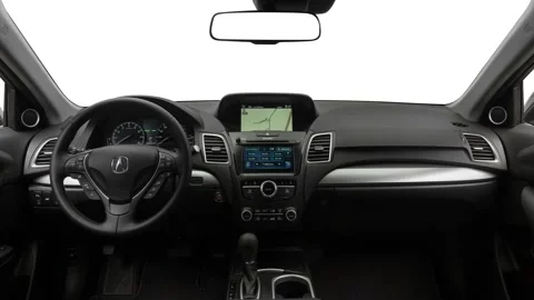 Board and steering wheel front view  2018 Acura RDX AWD with Advance Package Stock Footage 159953671