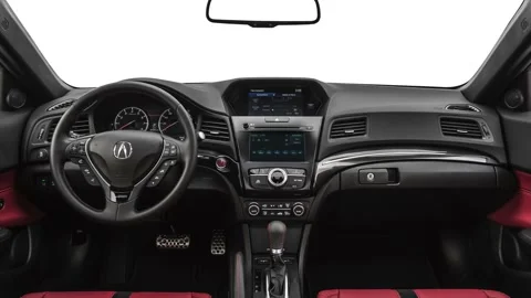 Board and steering wheel front view  2019 Acura ILX Premium and A-Spec Package Stock Footage 160051722