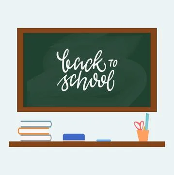 Board Back to school Stock Illustration