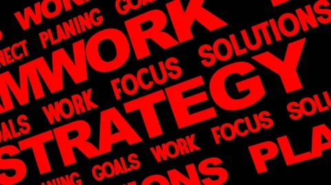 Board of Business Oriented Words Stock Footage 50310871