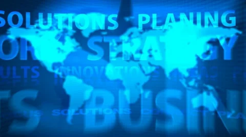 Board of Business Oriented Words Stock Footage 50311166