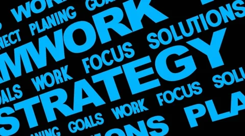 Board of Business Oriented Words Stock Footage 50311375