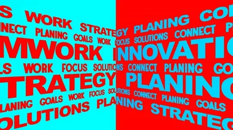 Board of Business Oriented Words Stock Footage 50311453