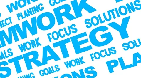 Board of Business Oriented Words Stock Footage 50311555